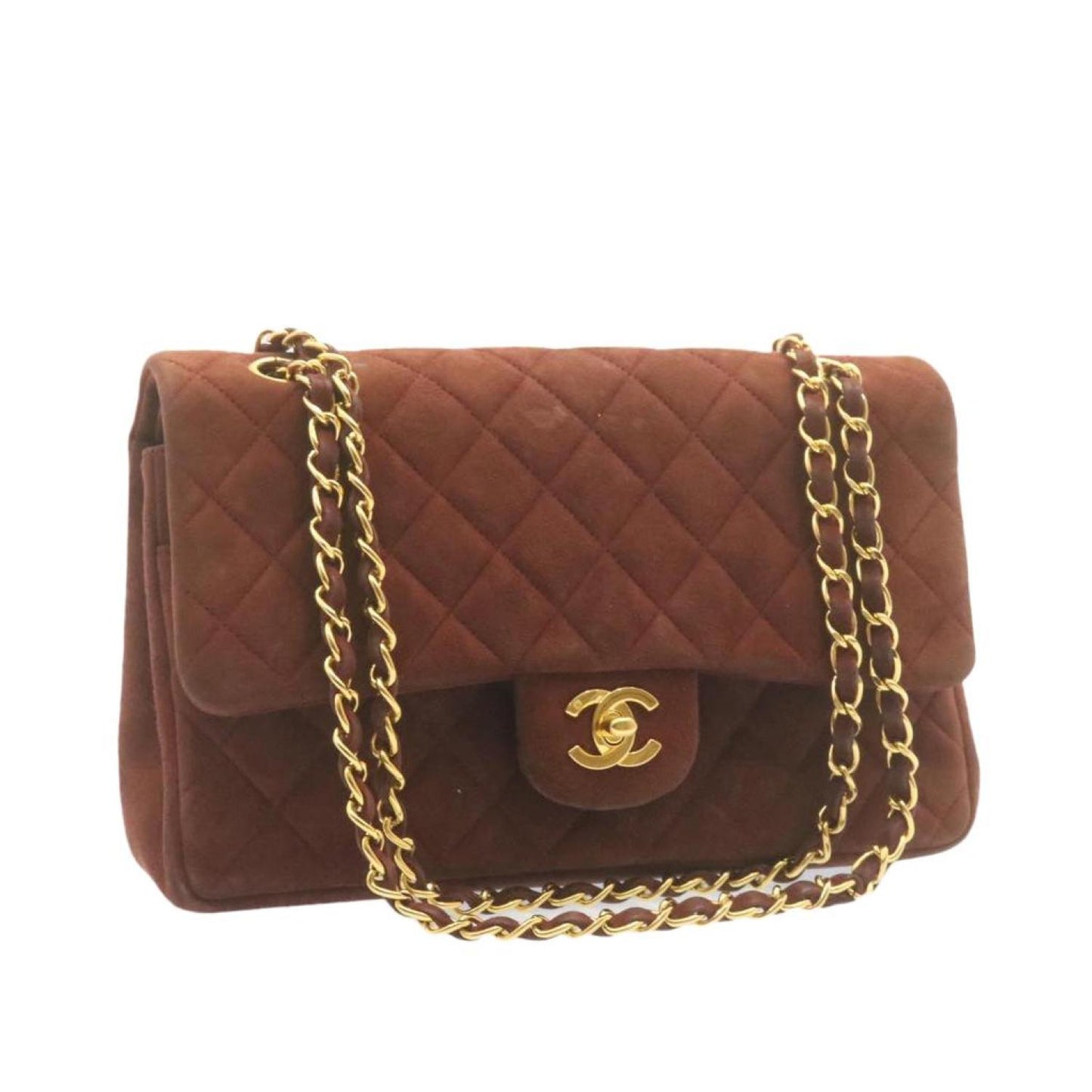 Chanel Classic Flap Suede Shoulder Bag (Pre-Owned)