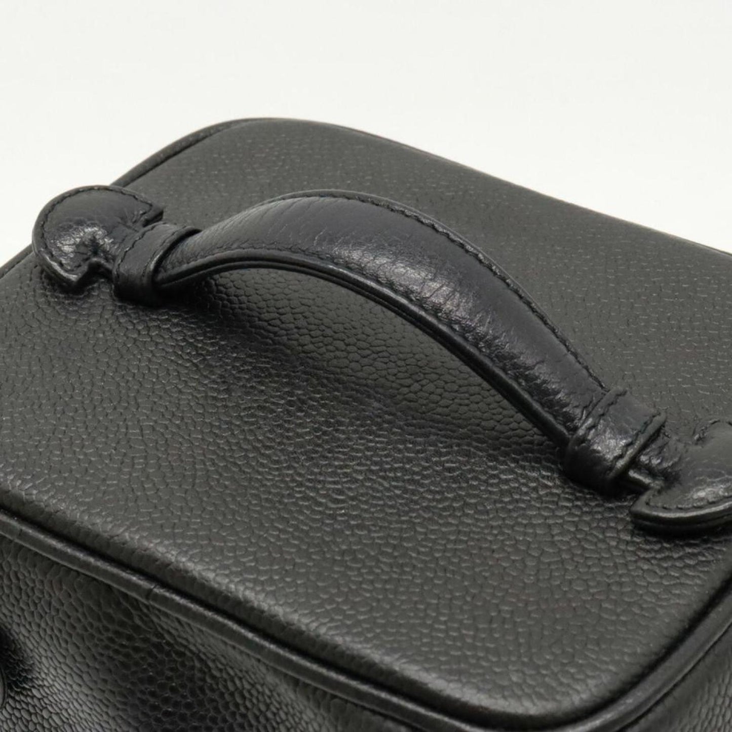 Chanel Vanity Leather Clutch Bag (Pre-Owned)