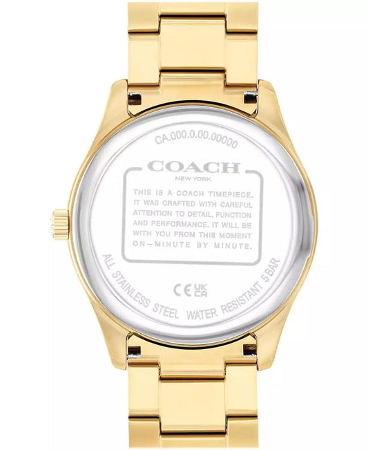 Men's Oliver Gold Tone Stainless Steel Bracelet Watch, 41mm