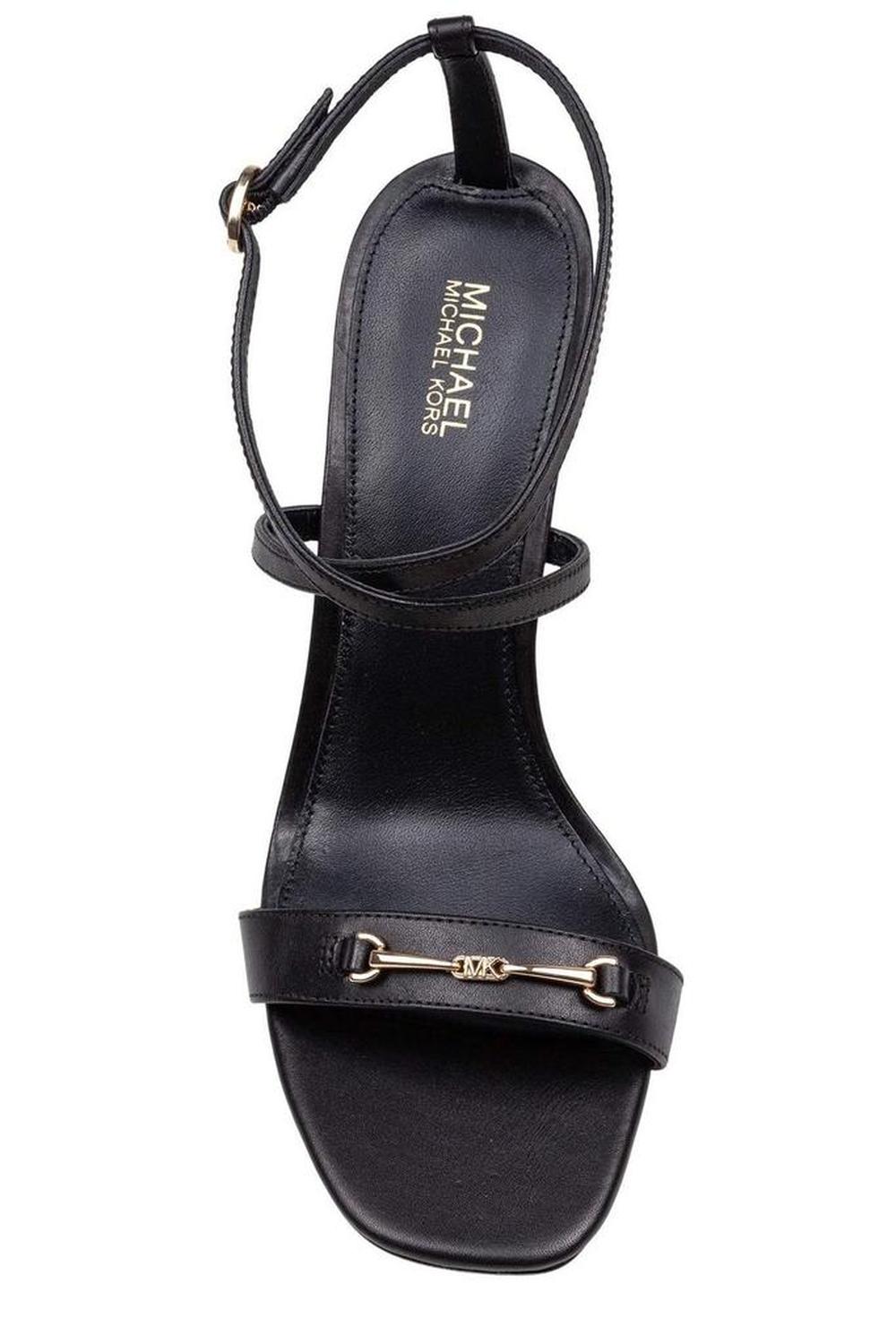 Michael Michael Kors Lena Logo-Plaque Sandals