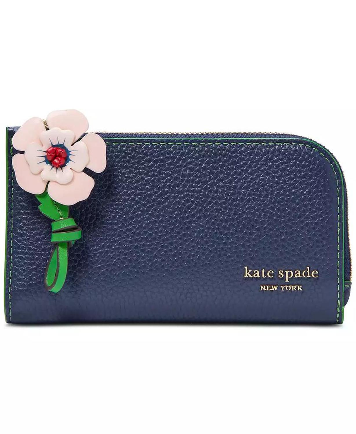 In the Garden Small Leather Slim Bifold Wallet