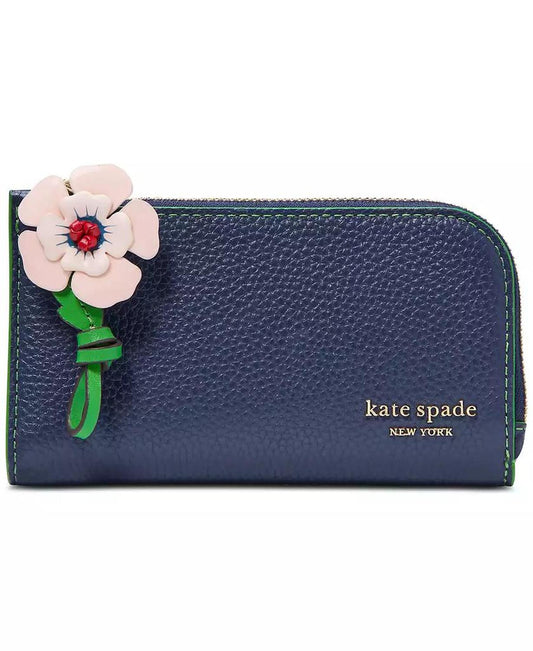 In the Garden Small Leather Slim Bifold Wallet