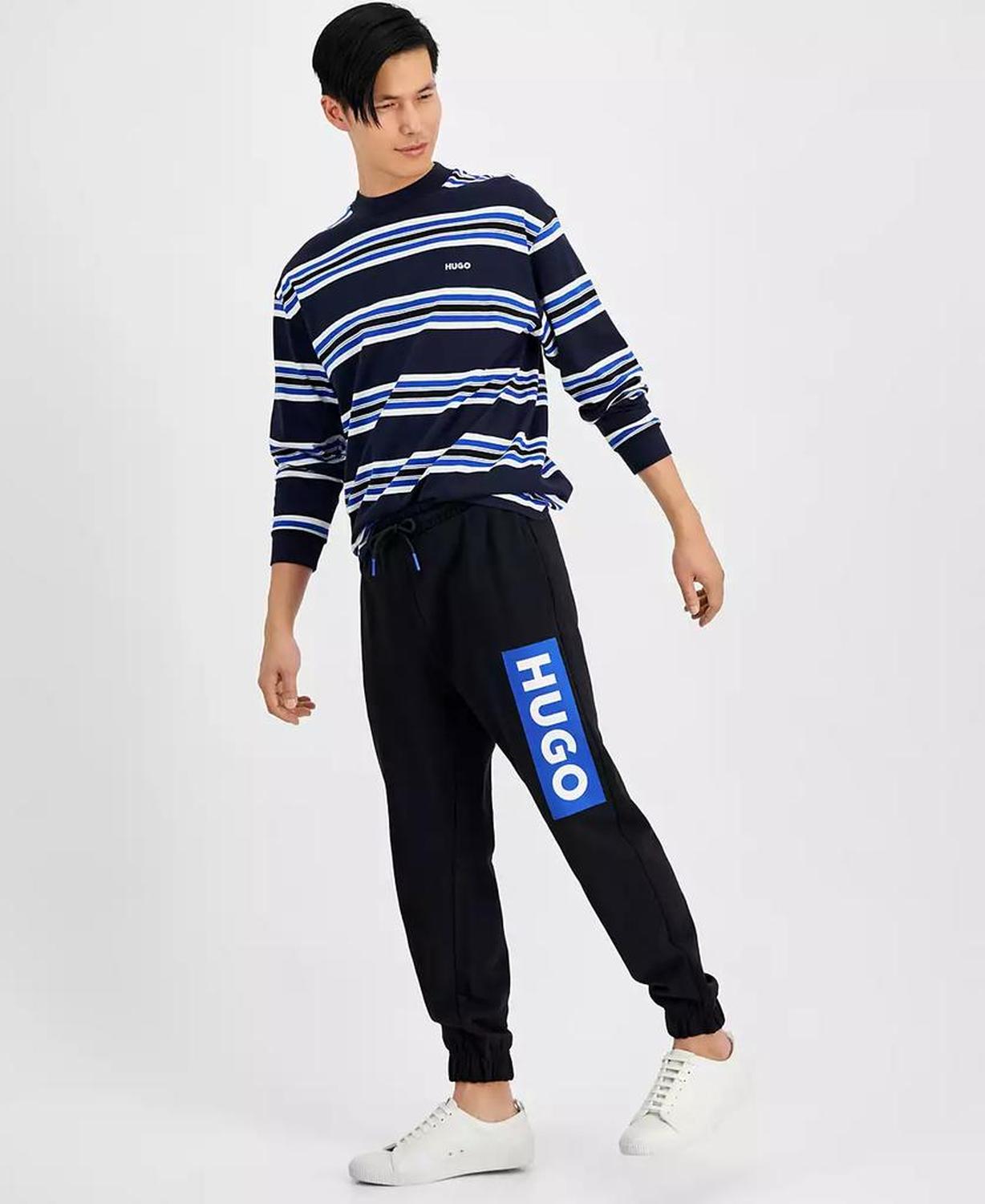 Men's Relaxed-Fit Logo-Print Jogger Pants