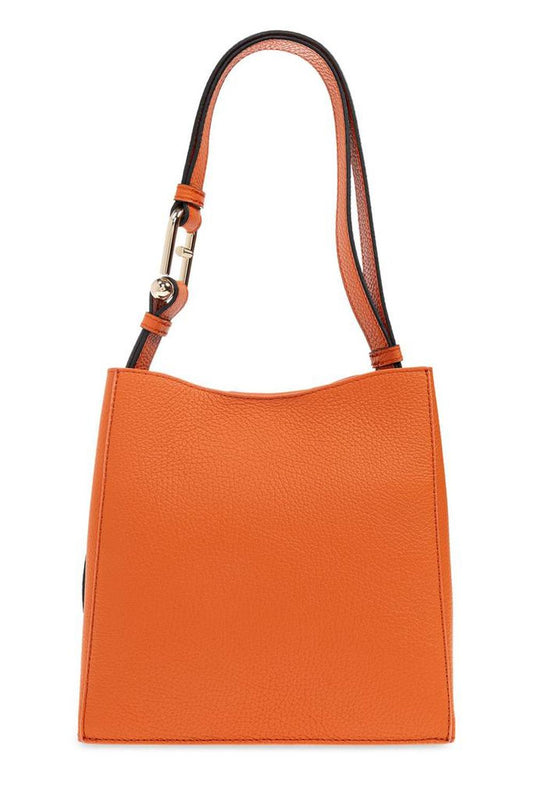 Furla Nuvola Logo Printed Mini Bucket Bag