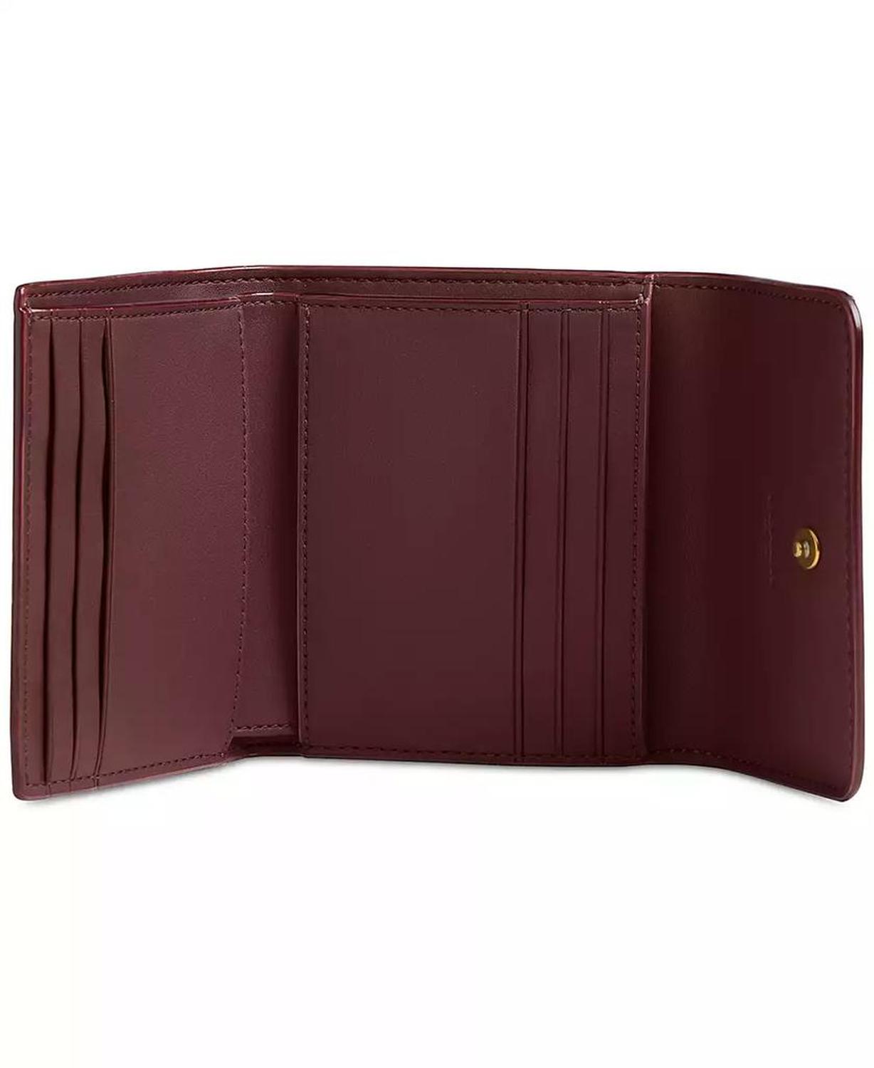 Mila Small Flap Wallet in Signature Canvas