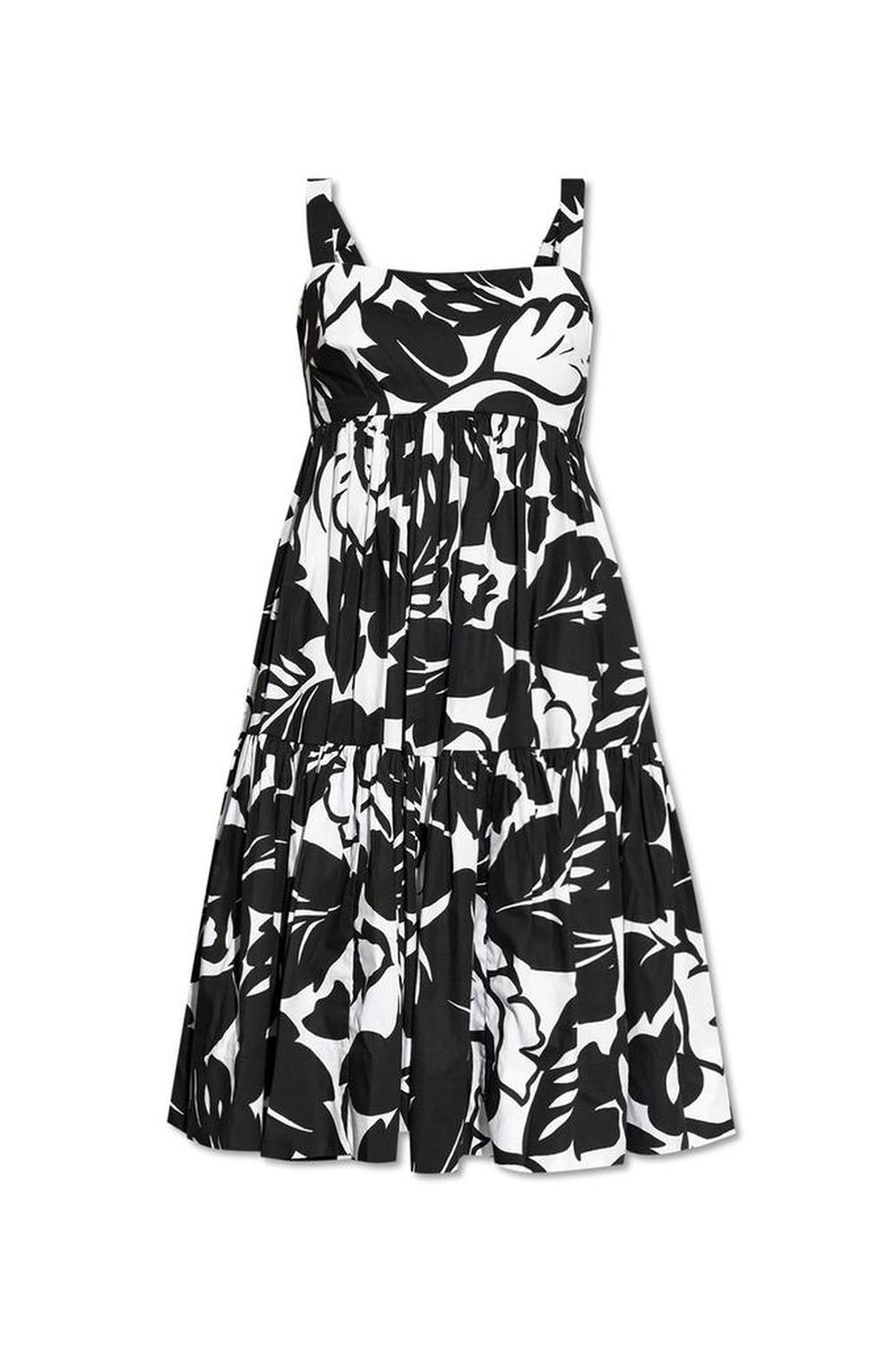 Kate Spade Floral Tiered Midi Dress
