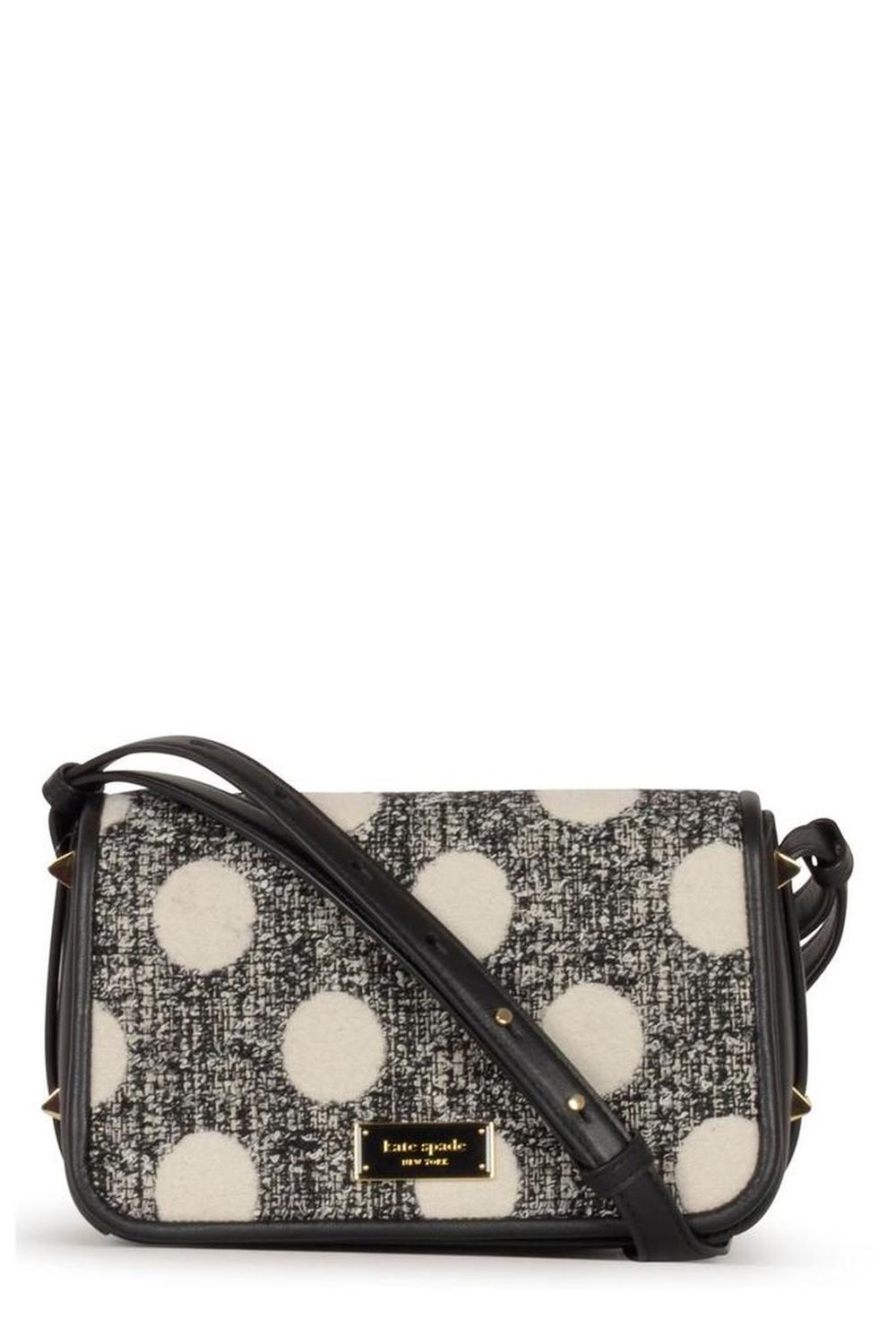 Kate Spade Tweed Polka Dot Crossbody Bag