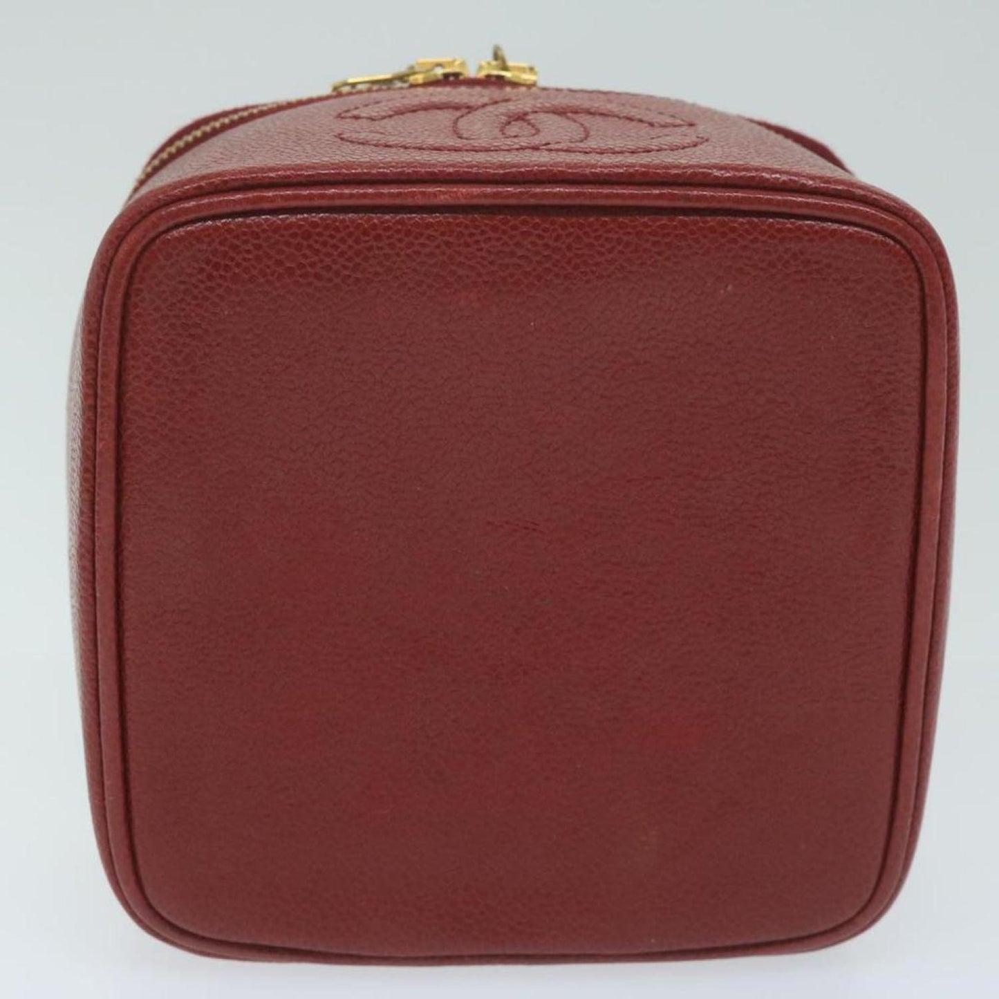 Chanel Vanity Leather Clutch Bag (Pre-Owned)