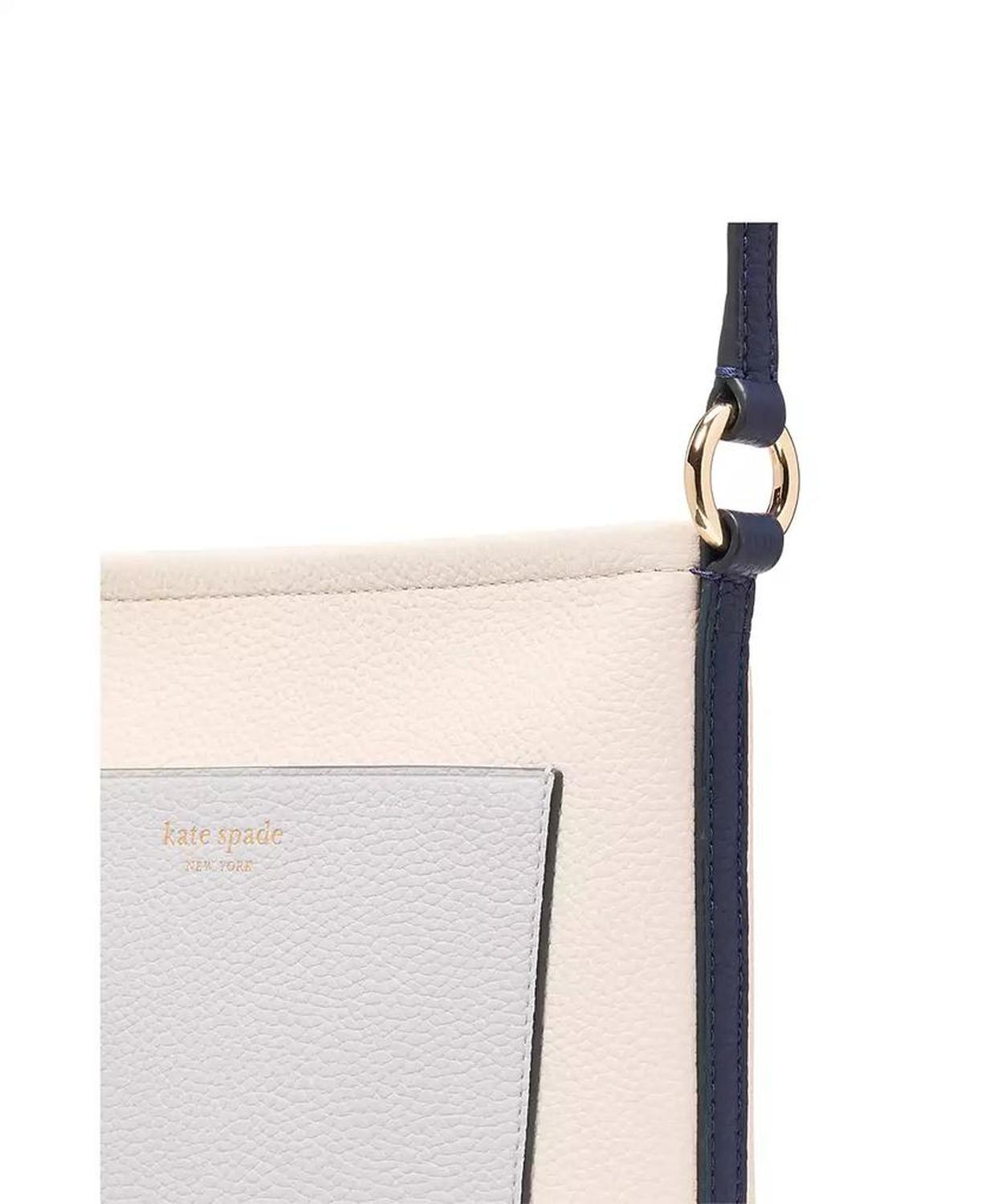 Ava Color Blocked Pebbled Leather Swingpack