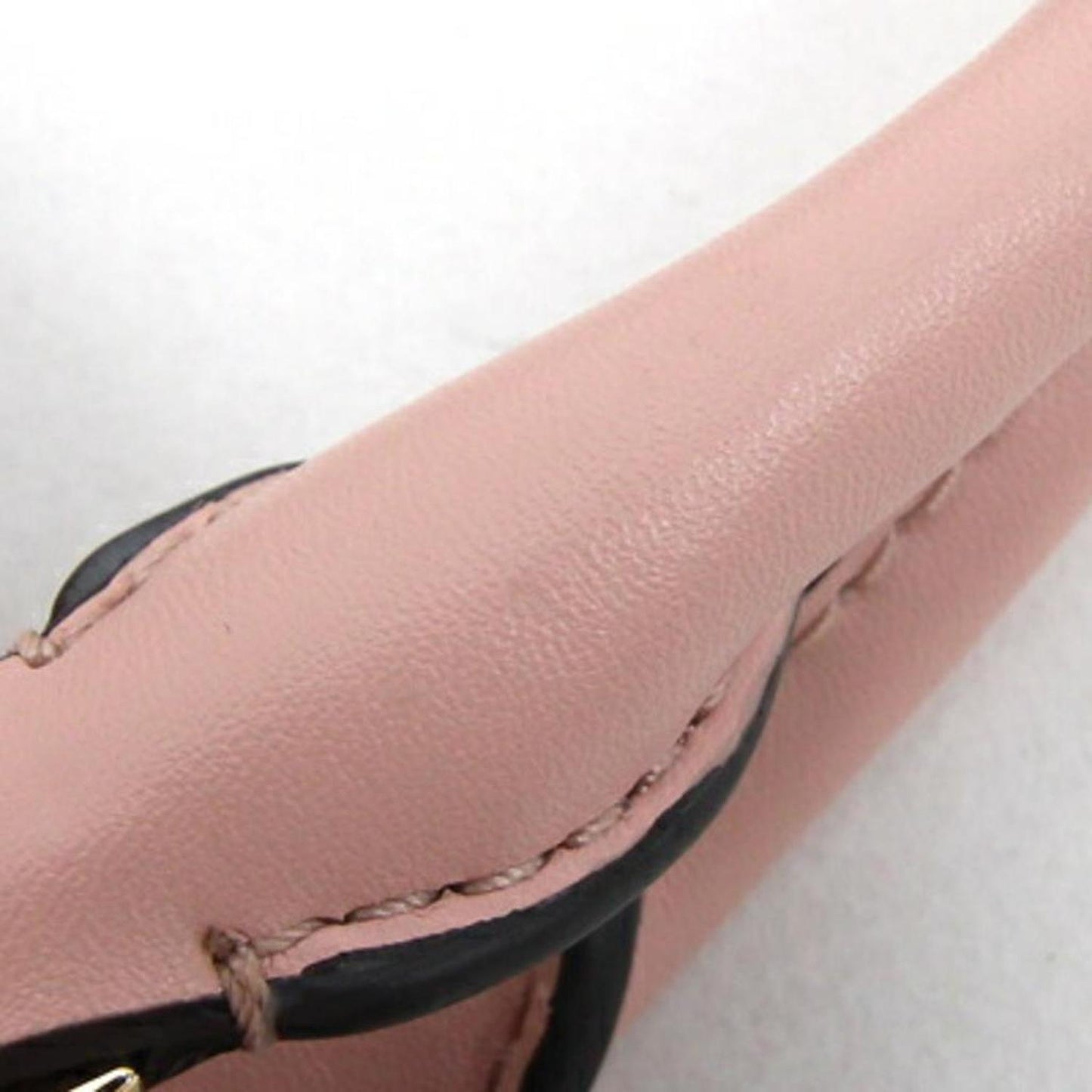 Leather Handbag Shoulder Bag (Pre-Owned)