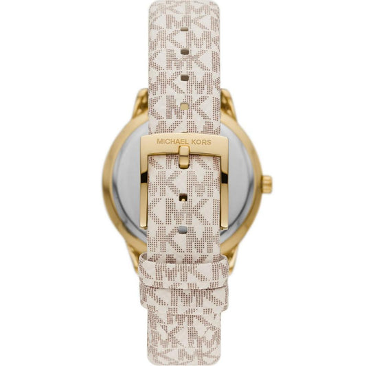 Women's Tibby Three-Hand Vanilla PVC Watch Set 34mm