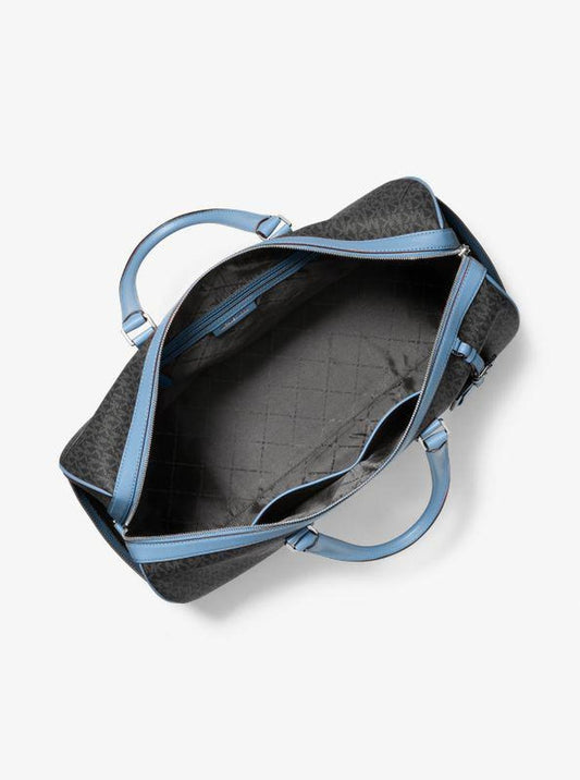 Bedford Extra-Large Signature Logo Striped Weekender Bag