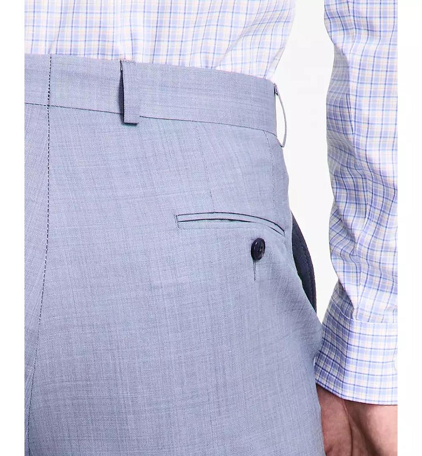 Men's Classic Fit Wool Blend Suit Pant