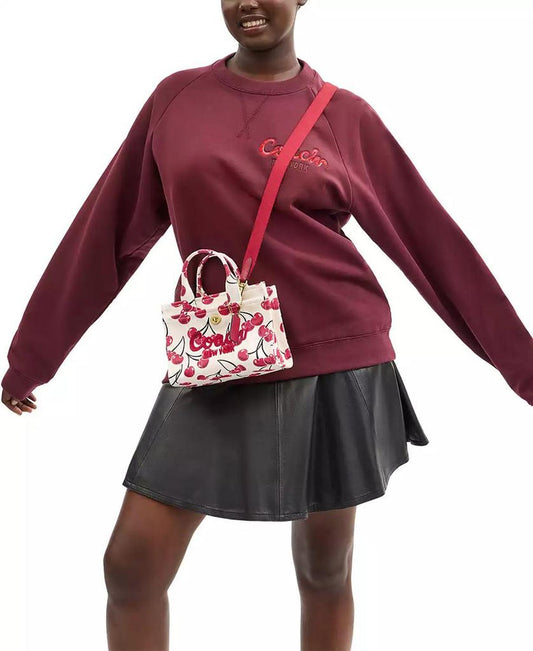 Cargo Cherry Print Canvas Tote Bag 20