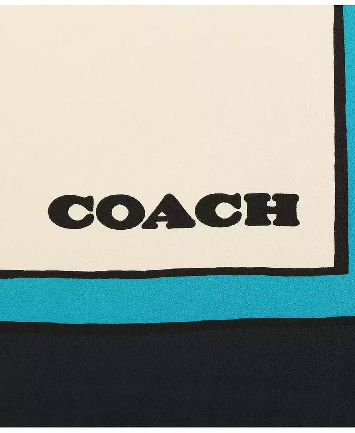 Women's Trompe L'Oeil Belt Print Silk Square Scarf