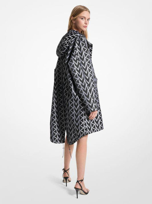 MK2000 Logo Jacquard Oversized Parka