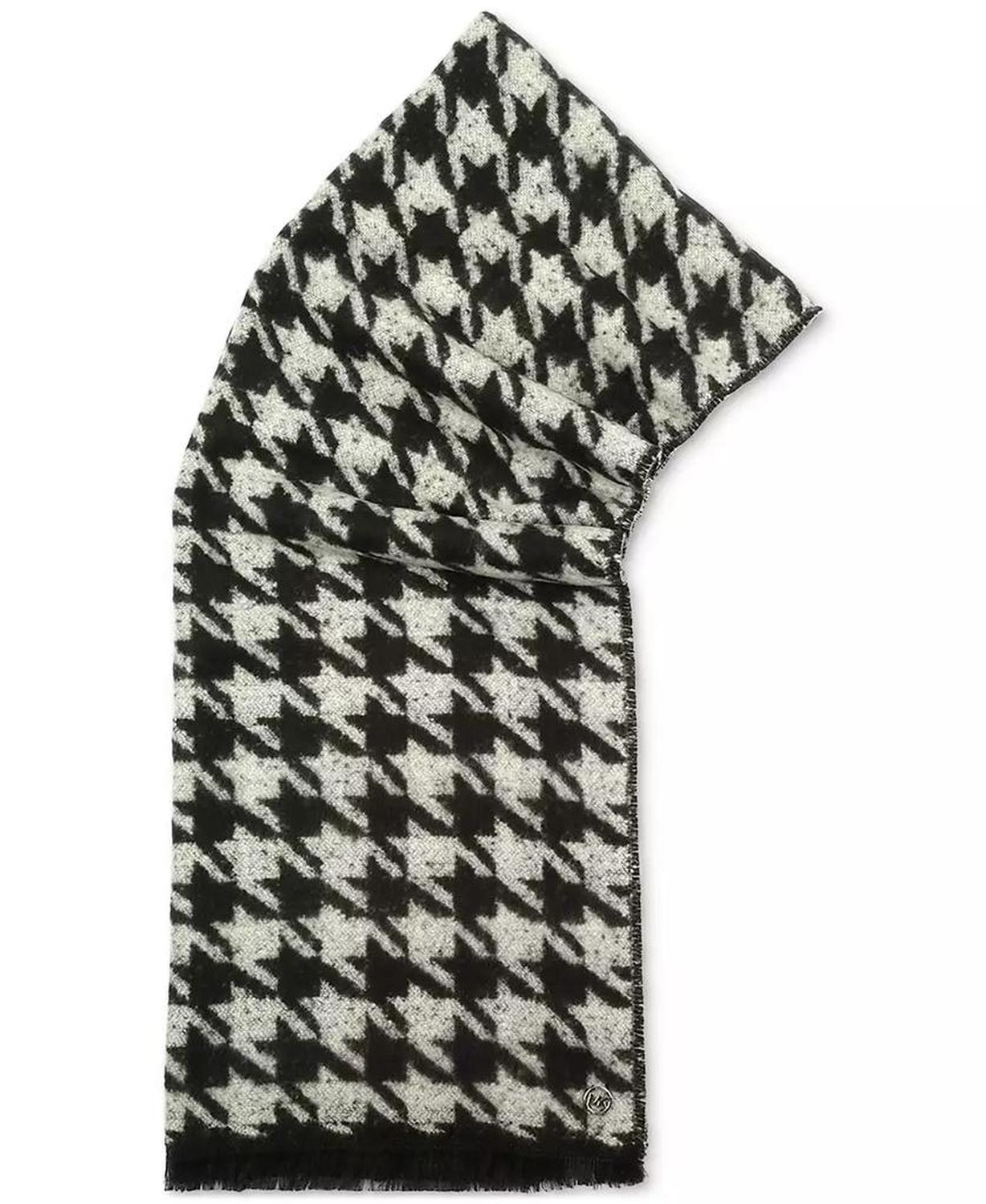 MICHAEL Women's Houndstooth Wrap Scarf