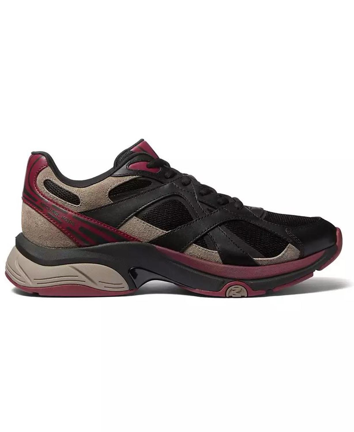 Men's Leo Suede Mixed-Media Trainers