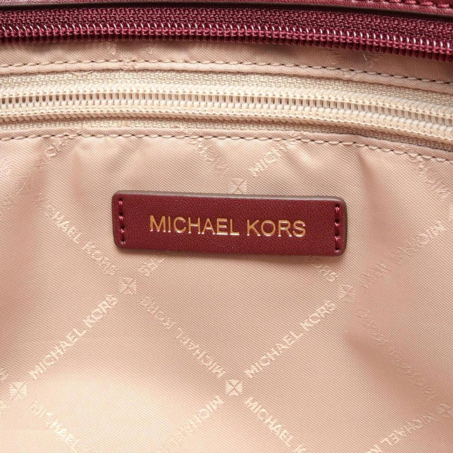 pink Coated Canvas Leather Tote Bag Weekend Bag (Pre-Owned)