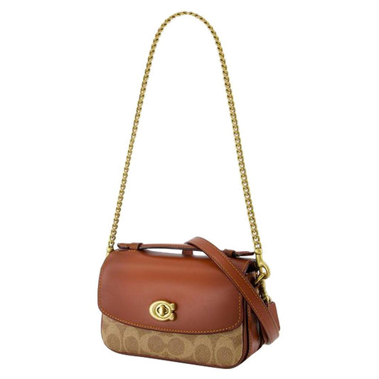 Cassie 17 Crossbody - Coach - Leather - Brown