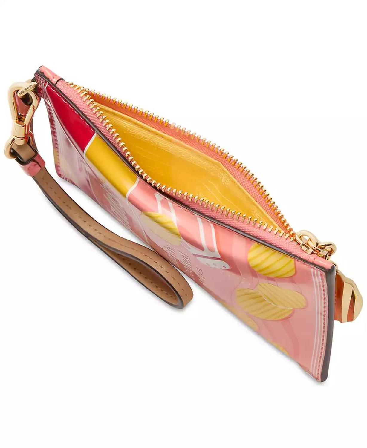 Snack Time Patent Card Case Wristlet