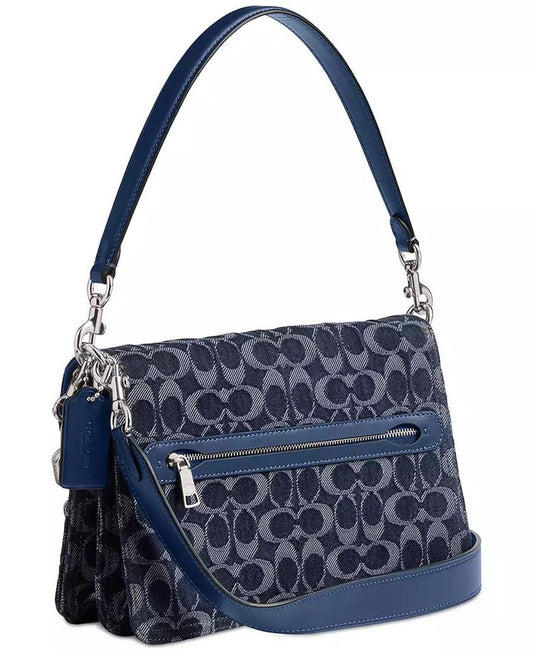 Chain Tabby Signature Denim Shoulder Bag