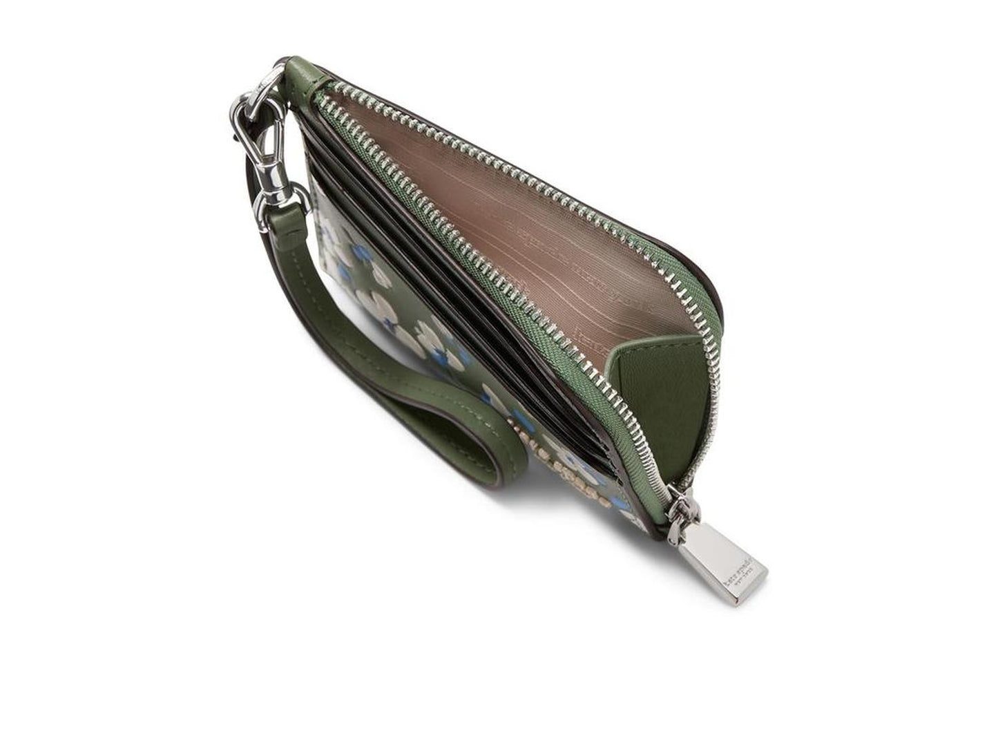 Devin Painterly Bouquet Card Case Wristlet