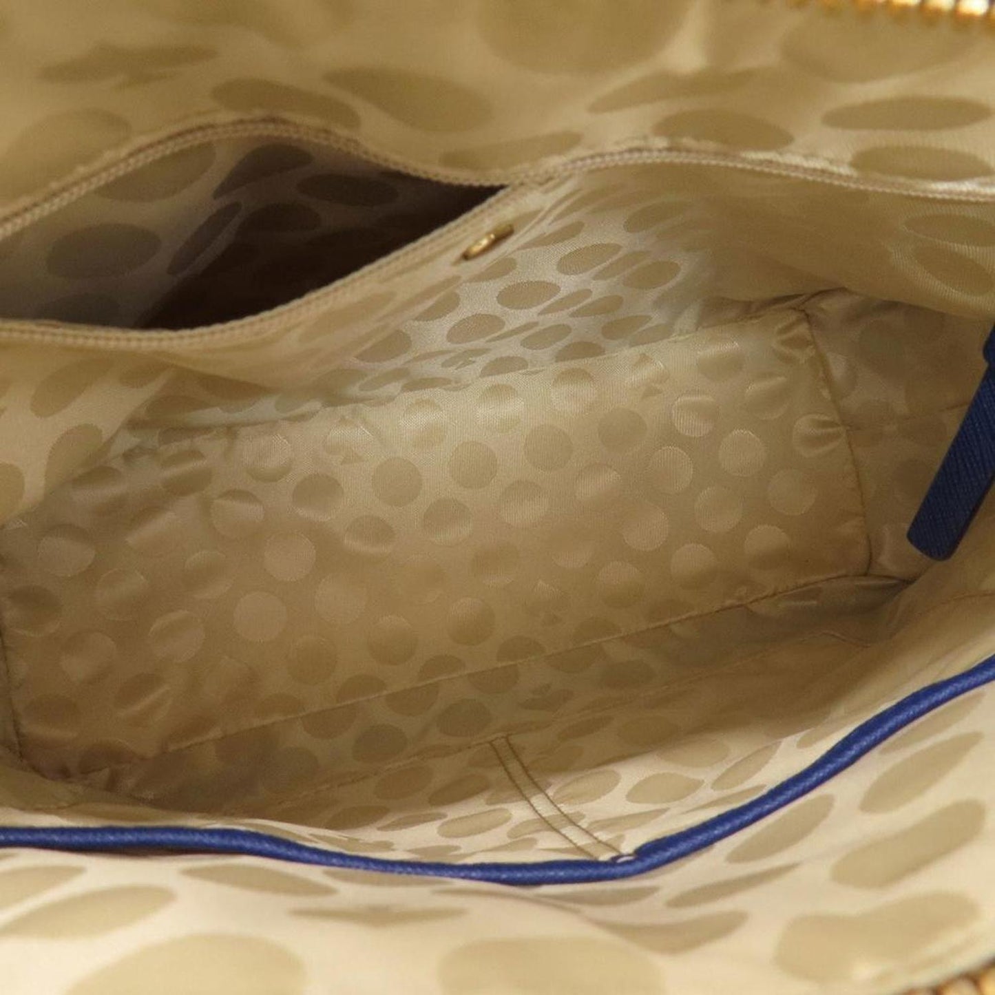 Navy Pvc Handbag (Pre-Owned)