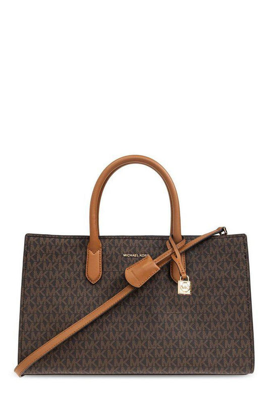 Michael Michael Kors Scarlett Medium Signature Logo Satchel Bag