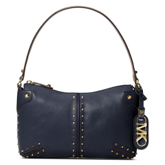 Astor Large Studded Leather Pouchette