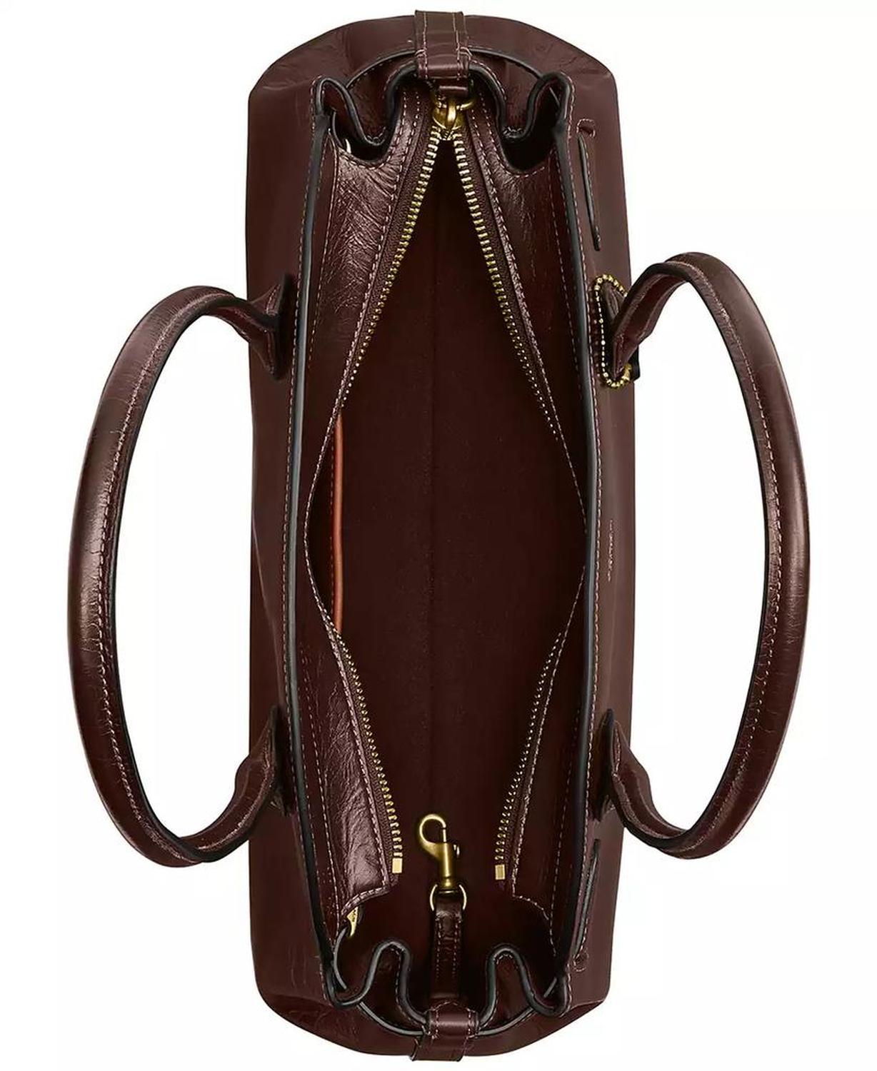 Empire Medium Leather Carryall Bag 34