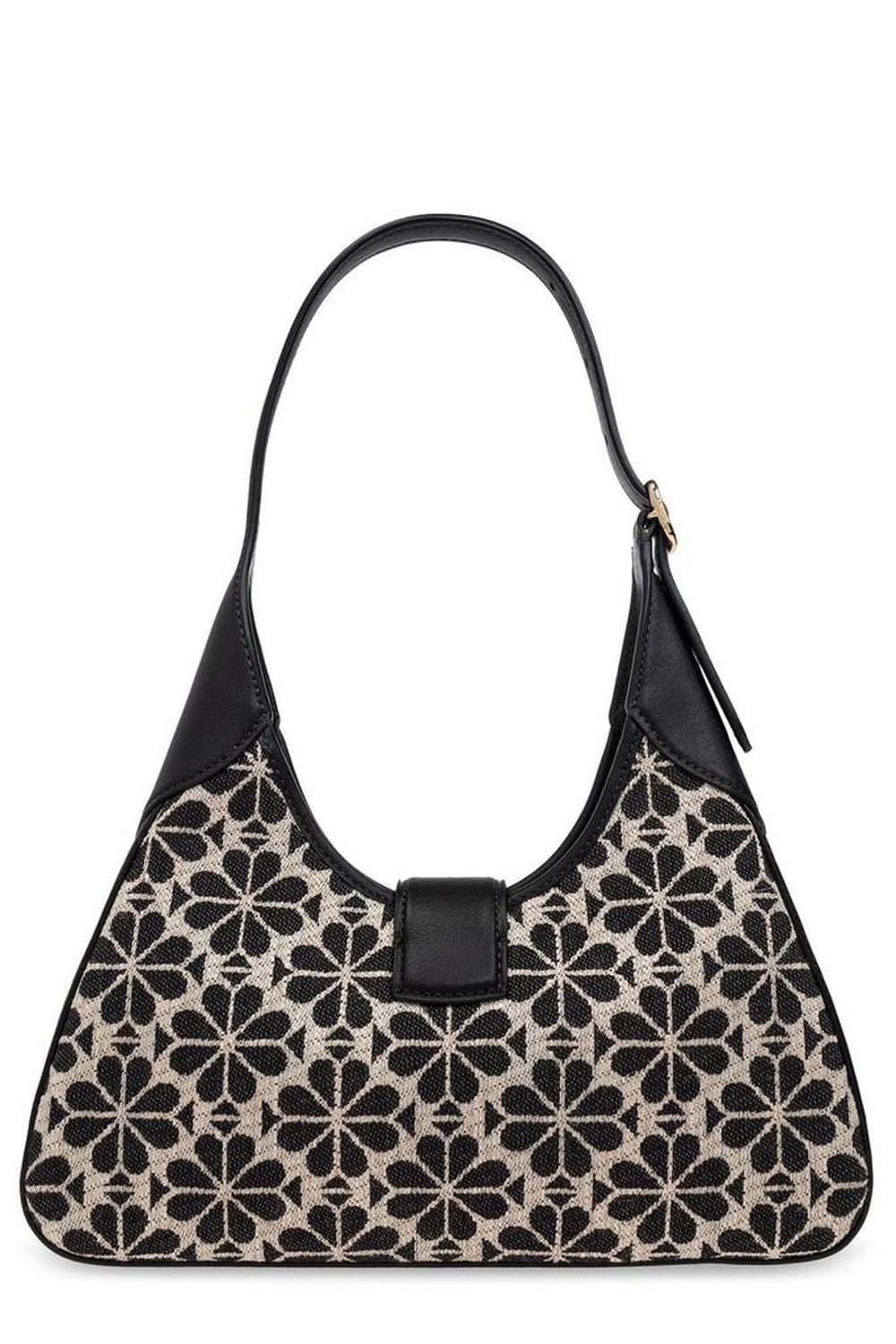 Kate Spade Flower Jacquard Zipped Shoulder Bag