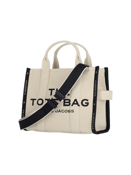 Medium Tote Bag "The Jacquard Tote" – Beige