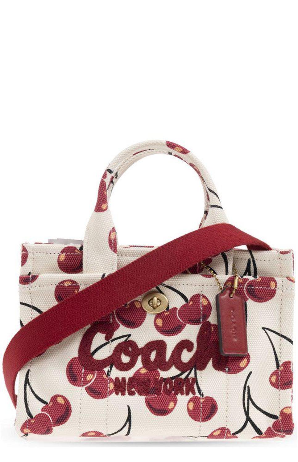 Coach Cargo 20 Cherry Printed Tote Bag