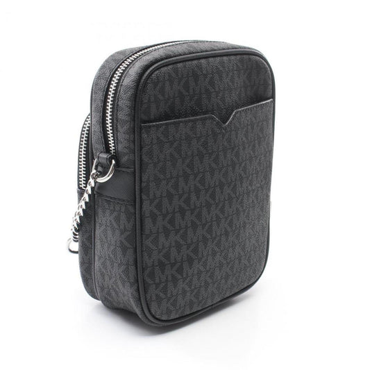 Coated Canvas Leather Shoulder Bag Weekend Bag (Pre-Owned)