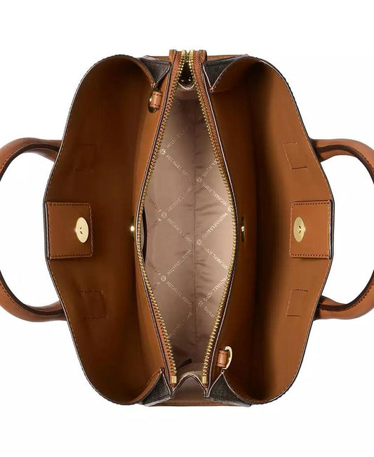 Ruthie Logo-Print Satchel