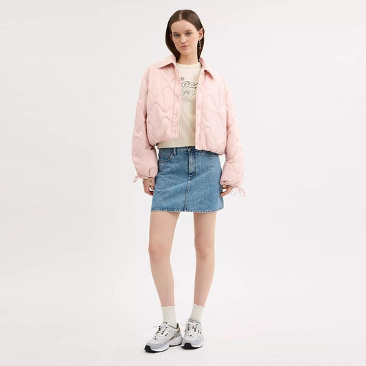 Quilted Blouson Jacket In Recycled Nylon
