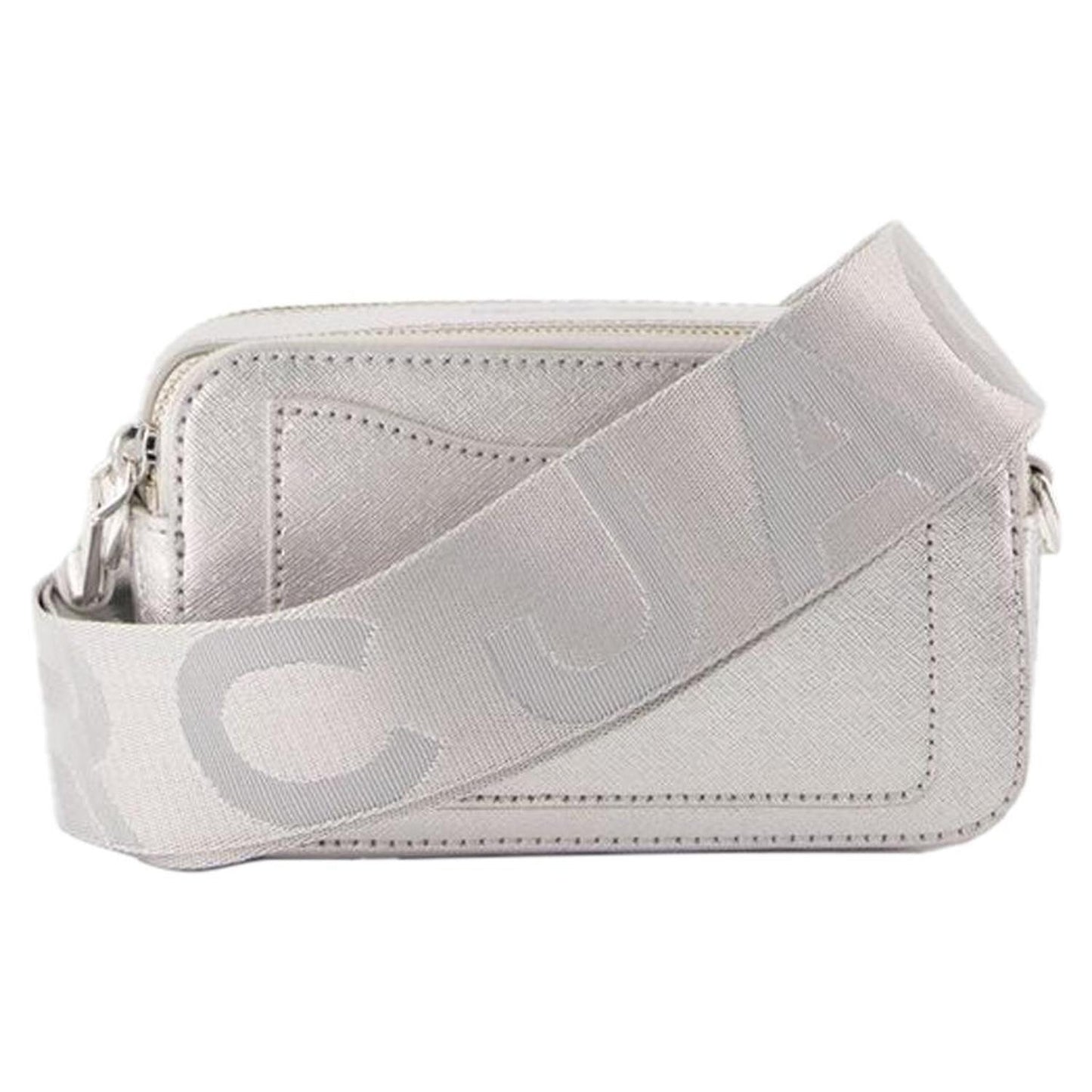 The Snapshot Crossbody - - Leather - Silver