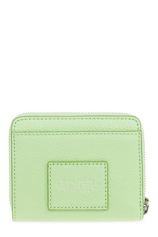 Marc Jacobs Logo Printed Zipped Mini Compact Wallet
