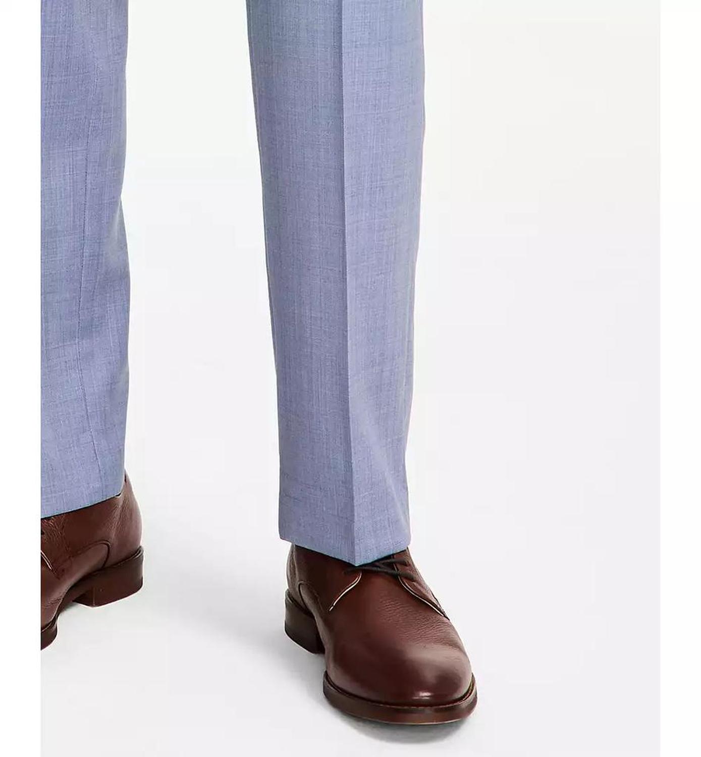 Men's Classic Fit Wool Blend Suit Pant
