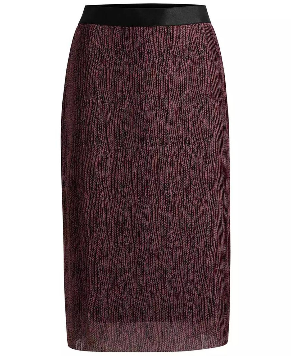 Women's Print Slim-Fit Skirt