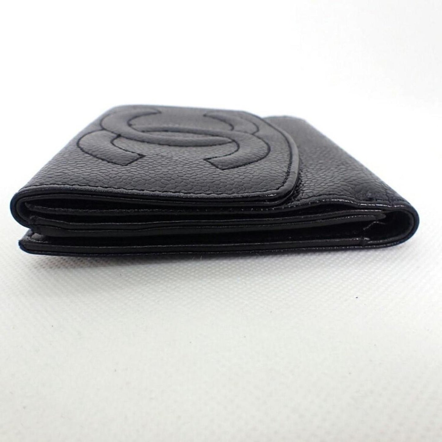 Chanel Logo Cc Leather Wallet (Pre-Owned)