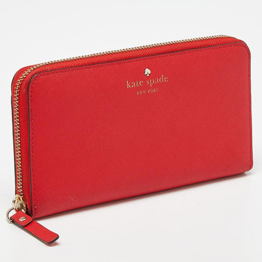 Kate Spade Leather Zip Around Continental Wallet