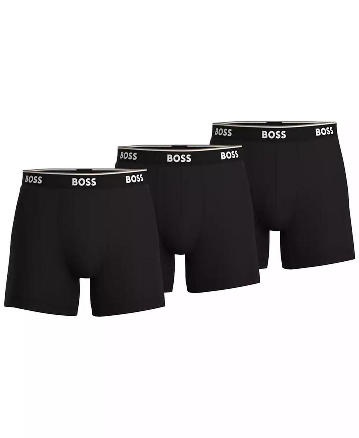 Men's 3-Pk. Solid Boxer Briefs
