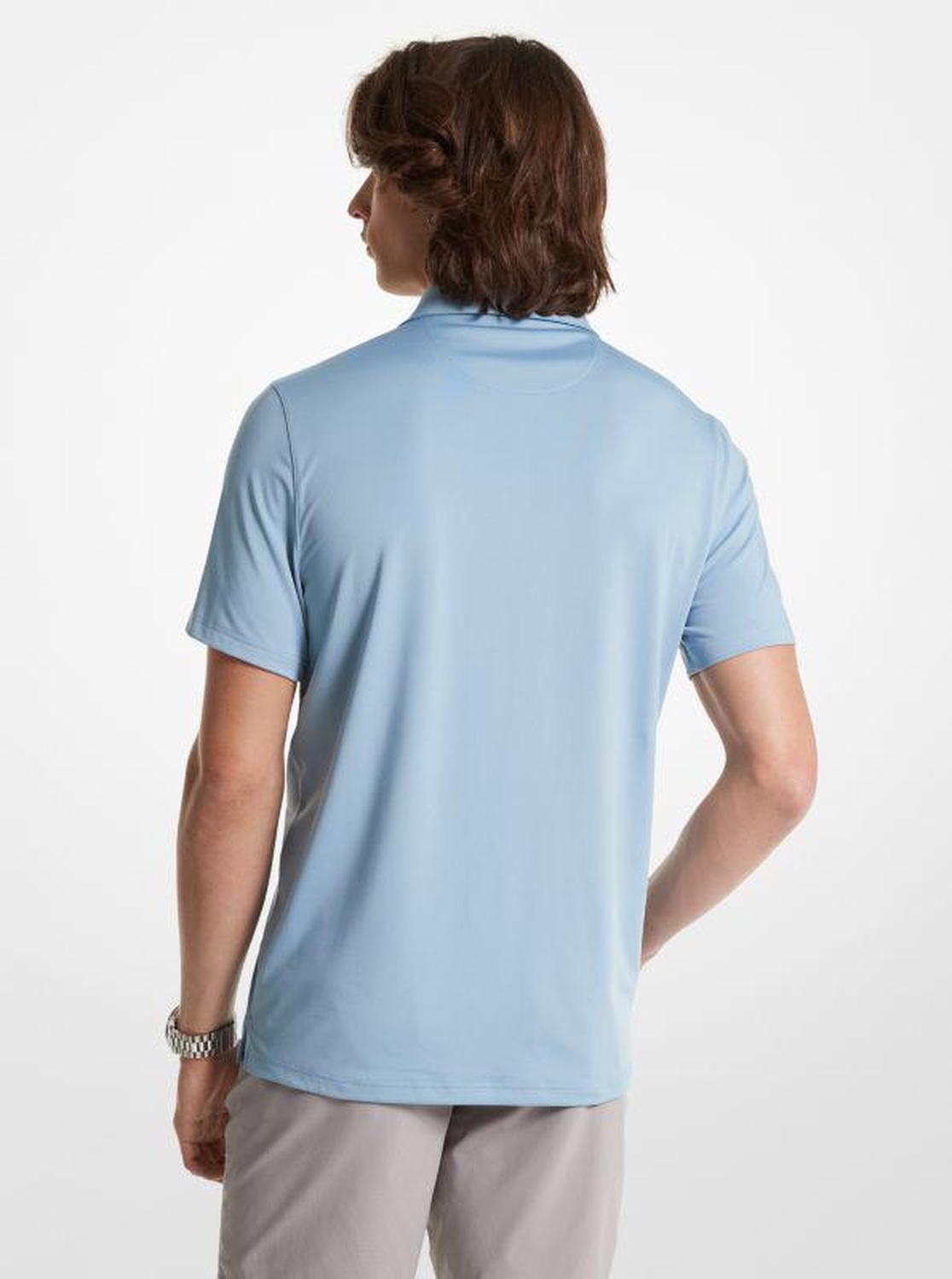 Stretch Knit Polo Shirt