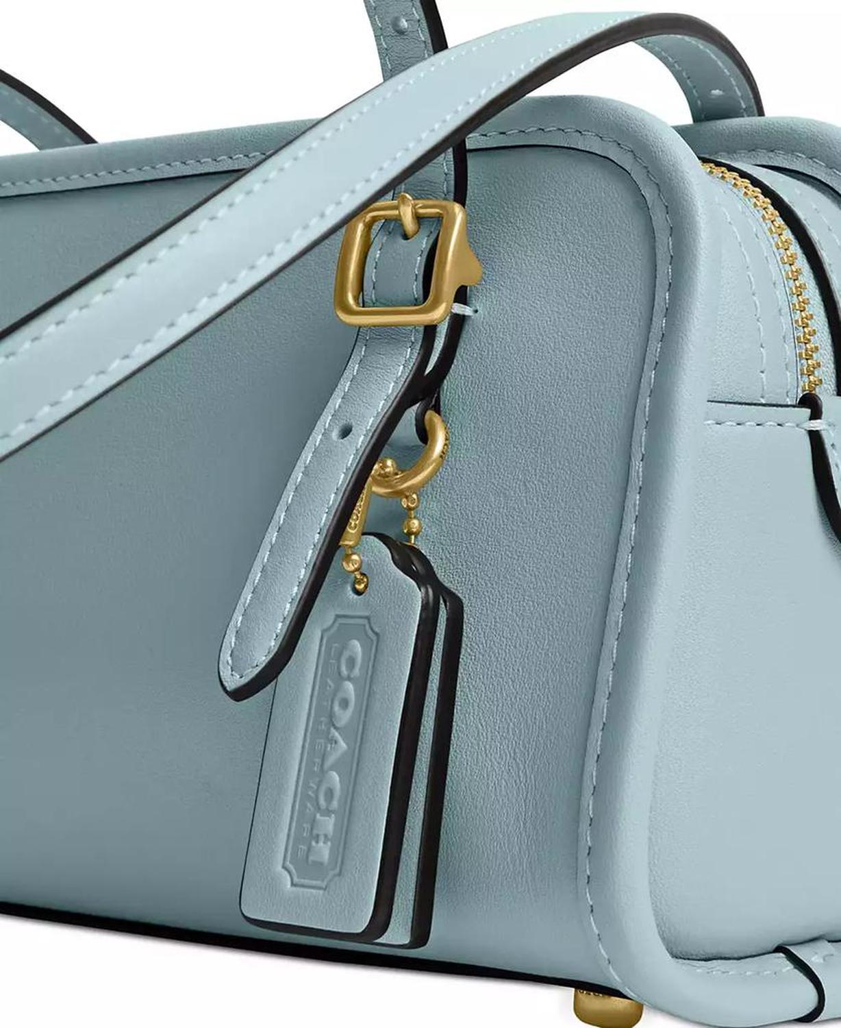 Swing Zip Leather Shoulder Bag 20