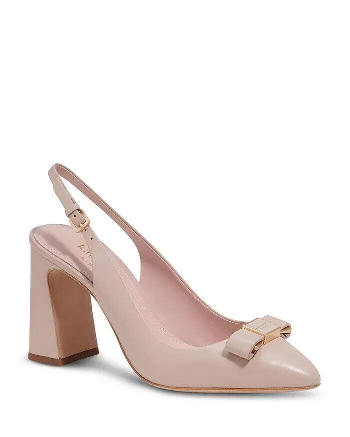 Bowdie KB829 Women's 7.5 Block Heel Slingback Pumps ZPO2766
