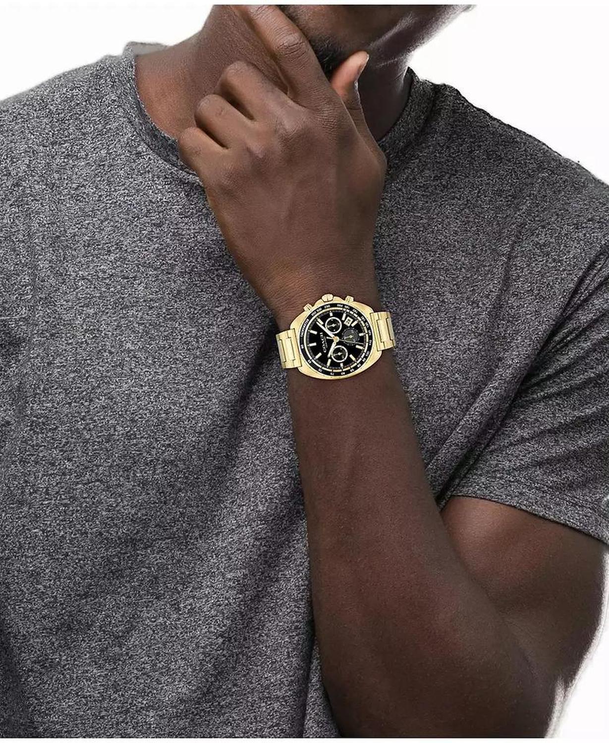 Men's Charter Gold-Tone Stainless Steel Bracelet Watch 44.5mm