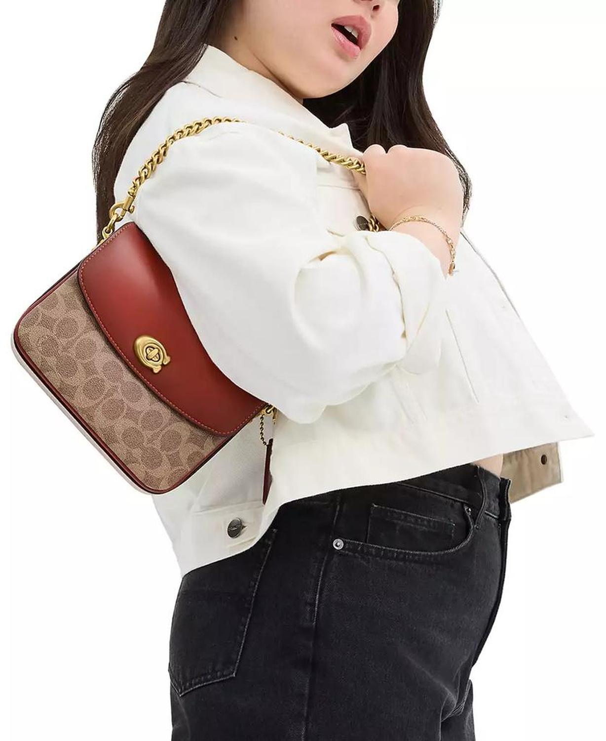 Signature Canvas Mini Cassie Crossbody 19
