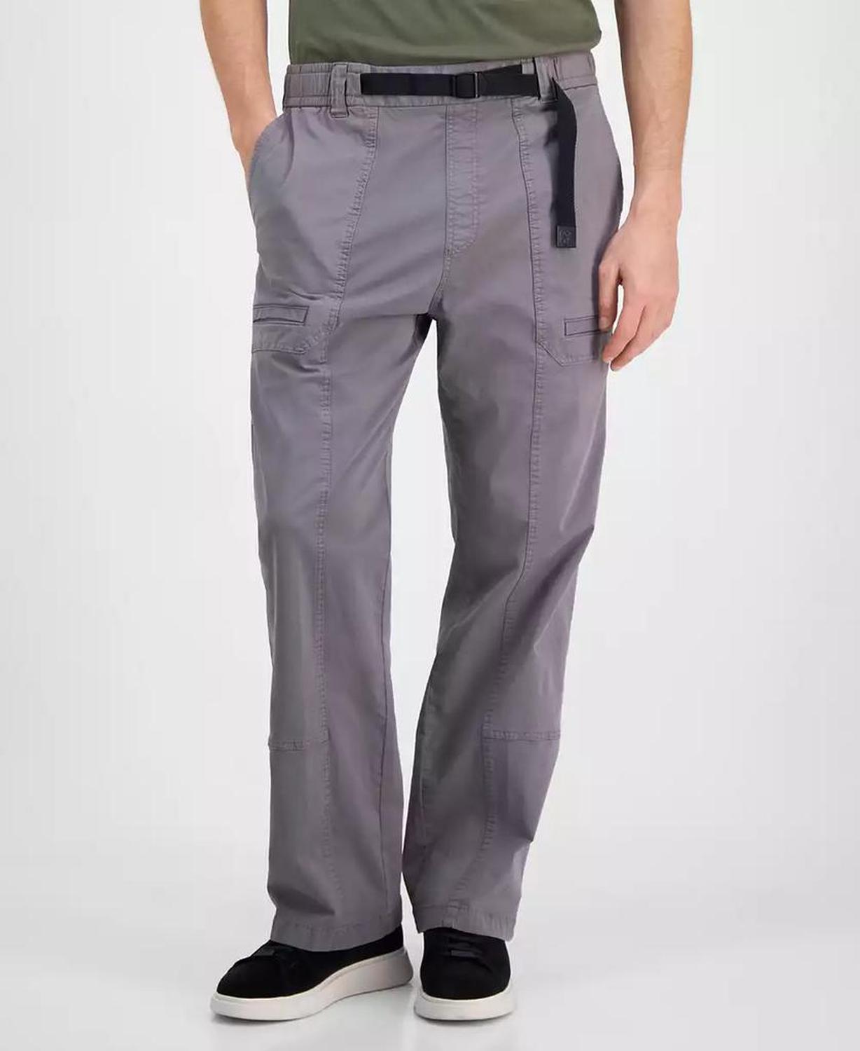 Men's Gunner Classic Fit Belted Casual Trousers
